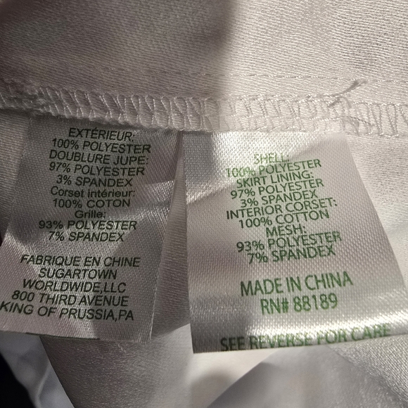 Lilly Pulitzer Kylo Strapless Skirted Romper in Resort White NWT - Size 14 - Picture 8 of 14